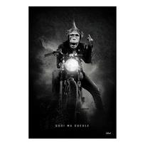 Juodai Baltas Plakatas Abstraktus Gyvūnas Motociklininkas Beždžionė Drobės Tapyba Namų Sienų Meno Dekoras Svetainei Paveikslai Cuadros 20x30cm