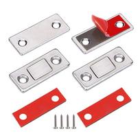 2 pakuotės itin plonos spintelės magnetinis užraktas Lipnus stalčiaus magnetinis fiksatorius, skirtas virtuvės spintos durelių uždarymui, magnetinis durelių užtrauktukas