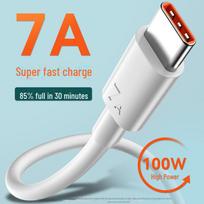100W dvigubas Type-C greito įkrovimo kabelis su lustu, skirtas Huawei, Xiaomi, Vivo ir Honor telefonams 1m gray