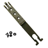MOLLE-LOK makštis K makštis Juosmens klipo sistema Makšties galinis klipas KYDEX makštis Nešiojimo klipas K makštis MOLLE sagtis žalia