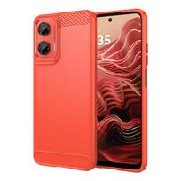 For Motorola Moto G35 5G Case For Motorola Moto G35 Cover 6.72 inch Shockproof Soft Silicone Protective Bumper For Moto G35 For Moto G35 raudona