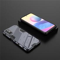 For Xiaomi Redmi Note 10S 9S Shockproof Armor Car Magnet Holder Phone Case For Redmi Note 10 9 Pro Max 9A 9C 9T K30 K40 Cover For Redmi Note 10 5G pilka spalva