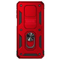 Ring Stand Cover For Redmi Note 9 Pro Max 9S Note9 Pro Armor Anti-fall Camera Protection Phone Case For Xiaomi Poco M2 Pro Funda Redmi Note 9s raudona