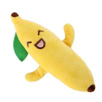 Naminių gyvūnėlių kramtomas pliušinis banano žaislas Nagų mankšta Nerimo mažinimas Naminių gyvūnėlių pliušinis kramtomasis žaislas Su katžolių yellow