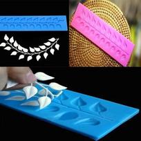1Pc Lace Leaf Silicone Mold Fondant Chocolate Cake Decorating Mold Baking Tool Silicone Molds Baking Accessories