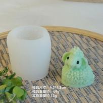 3D Mielas Avytės Silikoninis Forma DIY Gyvūno Žvakės Gamyba Gipsas Derva Muilo Forma Rankdarbiai Šokoladas Fondantas Kepimo Įrankis Amato Dovana 2 blue