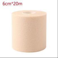Putplasčio medvilnės odos plėvelė Lipni elastinė alkūnės ir kelio odos kaukės plėvelė Putplasčio sportinis tvarstis 6cm*20m beige