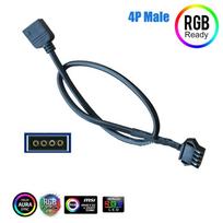 Pagrindinės plokštės RGB adapterio konvertavimo kabelis 5V 3Pin / 12V 4Pin LED juostos šviesos linija