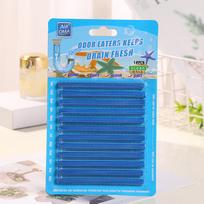 Pipe Cleaning Sticks Oil Decontamination Kitchen Toilet Bathtub Drains Cleaner 12pcs Set 9.5*0.5CM mėlyna