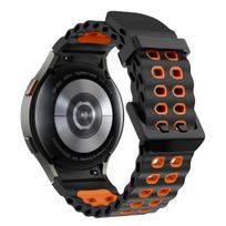 Silikoninis dirželis Samsung Galaxy Watch 7 6 5 44mm 40mm Sportinis kvėpuojantis pakaitinis apyrankės laikrodis 4 6 classic 47mm 46mm 43mm Galaxy 4 5 40mm