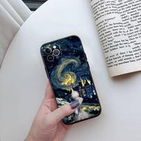 IR27 Starry Night Van Gogh Phone Shell Case for iPhone 7 8 11 12 13 14 15 16 16E XS Pro Max XR X SE iPhone 14 buivolo oda