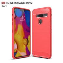 Dėklas skirtas LG G8 G8S ThinQ G820N, matinės odos, atsparus smūgiams, minkštas silikoninis TPU galinis dangtelis, skirtas LG G8 G8S Thinq LM-G820N For LG G8S ThinQ