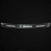 1 vnt. Skaidrus automobilio bagažinės ženkliuko apsauginis lipdukas Automobilio priedai Skoda Octavia Superb Rapid Kodiaq Karoq Fabia Kamiq Roomster Citigo