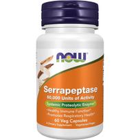 Now Foods Serrapeptazė 60000 SPU - 60 Veg kapsulių