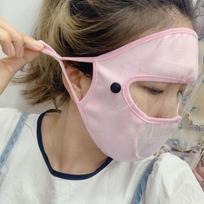 Ledinis šilkas Apsauganti nuo saulės veido kaukė Akiniai Viso veido Reguliuojami Juodi lęšiai Važiavimo kaukė Apsauga nuo skraidančių vabzdžių kaukė rožinė
