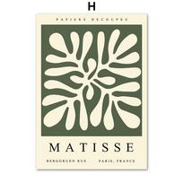 Matisse Abstraktus Gėlių Moters Plakatai Muziejaus Sienos Menas Spaudinys Drobės Tapyba Šalavijo Žalia Madingi Sienos Paveikslai Svetainės Dekoras 21x30cm Unframed