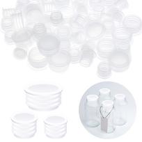120 vnt. druskos ir pipirų indelių kamščių 3/4 colio, 1/2 colio ir 3/5 colio plast. armijos žalia spalva