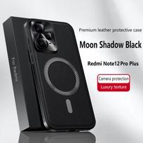 Dėklas Redmi Note 12 Pro+ Pro Plus, Magnetinis, Elegantiškas, Odinis, Atsparus dėvėjimuisi, Visiškai dengiantis lęšį, Neslystantis, Dengiantis kraštus, Korpusas Redmi Note 12 Pro+