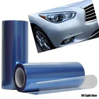 Automobilio priekinio žibinto lempos plėvelė Rūko žibinto lipdukas Automobilio priekinio žibinto galinės apdailos folija Lipni Automobilio priedai Vinilinė plėvelė Universali šviesiai mėlyna spalva