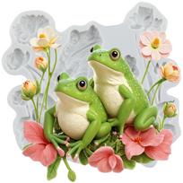 Varlės silikoninės formelės Lotoso žiedo fondanto formelė Tortų dekoravimo įrankiai Kekso viršus Saldainiai Šokoladas Gumpaste formelė pilka spalva
