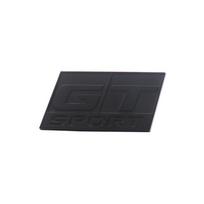 3D Premium GT SPORT Edition automobiliui Sparnas bagažinė Galinis variklio dangtis Lipdukas Emblema Ženklelis Lipdukas Priedai black