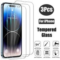 3 pçs 100d vidro temperado completo para apple iphone 14 plus 13 mini 12 11 15 pro max protetor de tela iphone x xr xs max proteção iphone 11 gryna