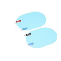 2vnt automobilio galinio vaizdo veidrodžio apsauginė plėvelė, apsauganti nuo rūko lango skaidrumo nuo lietaus galinio vaizdo veidrodžio 2pcs white