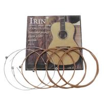 Set of 6 Guitars String Replacements Acoustic Guitar Strings Part Stainless Steel Acoustic Folk Electric Guitar Strings