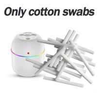 Nauji Mini Namų/Biuro Stalo Drėkintuvai Difuzoriai Namams Romantiškas Šviesos USB Eterinių Aliejų Difuzorius Automobilio Valytuvas Oro Dovana Only cotton swabs,20pcs