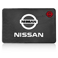 1 vnt. automobilio emblema neslystanti pagalvėlė telefono laikiklis neslystanti kilimėlis automobilio stilius Nissan Nismo Qashqai X J10 Trail Tiida Juke Teana Pulsar Altima juoda