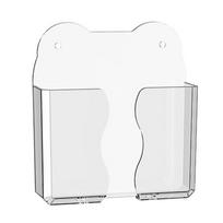 Wall Mounted Phone Holders Clear Design for Bedroom and Office Organizing Use with Easy Installation and Charging Access skaidrios baltos spalvos