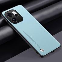 Luxury PU Leather Case For OPPO Reno 15 Pro 5G Back Cover TPU Silicone Shockproof Full Protection Phone Case For OPPO Reno15 Pro Reno 15 5G dangaus mėlyna spalva