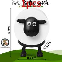 Juokingas avinėlio tualetinio popieriaus laikiklis - Kūrybiškas namų dekoras Popierinių rankšluosčių laikiklis Sheep toilet paper holder [1pcs]