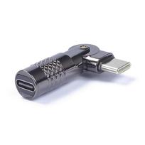 Type C to Type C Adapter 60W Right Angle Male to Female for Laptop Phone Tablets for Fast Charging 1