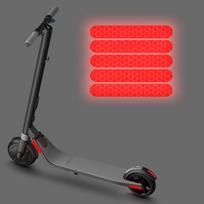 Reflective Stickers For Ninebot ES1 ES2 ES3 ES4 E22 E25 Electric Scooter raudona