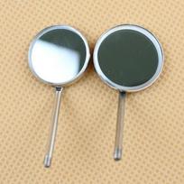 12Pcs/Box Dental Stainless Steel Exam Mirrors Oral Endoscope Mirrors Reflector Head 5# 5#