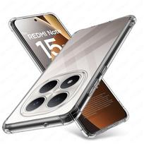 Minkštas dėklas Xiaomi Redmi Note 15 Pro 5G Skaidrus silikoninis galinis dangtelis ant Redmy Note15 Note14 Note13 Pro+ 15Pro Plus 13Pro 14Pro 4G Note15 Pro Plus&Global Version skaidri