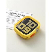 Bumper Soft Silicone Case For Apple Watch 10 9 8 7 6 SE 5 Anti-drop Matte Cover For iwatch 49mm 41mm 42mm 46mm 40mm 44mm 45 mm 44mm Series 6 5 4 SE geltona