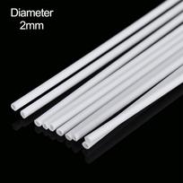 10 vnt. ABS apvalus vamzdelis, plastikinis tuščiaviduris vamzdelis, skersmuo 2mm/2,5mm/3mm/4mm/5mm/6mm/8mm/10mm, DIY rankų darbo smėlio stalo medžiaga, modelis