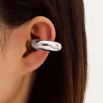 No-Piercing Retro Ear Cuff Set: High-End European & American Exaggerated Hoops for Women UV Plating + CCB