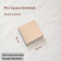 Mini Acrylic Flip-Flop Painting Sketchbook - Portable Blank Book for Creative Use