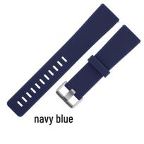 Fitbit Versa/Versa 2 Silicone Strap Smartwatch Small tamsiai mėlyna spalva