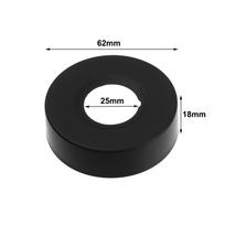 Nerūdijančio plieno dušo maišytuvo dangtelis Juodas sieninis flanšo dangtelis Naujas apdailos dangtelis 62x25x18mm