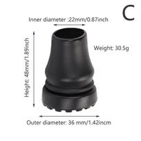 Guminiai antgaliai, skirti seniems žygių lazdoms Žygio lazdos Tvirta vaikščiojimo lazda su T formos rankena inside diameter 22mm black