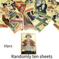 Auksinės Kortelės One Piece Gerbėjams Luffy Zoro Leidimas 10pcs