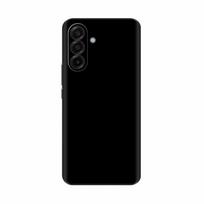 Telefono dėklas Samsung A17 5G dėklas Minkštas skystas silikonas Apsauga nuo kameros Galinis dangtelis Samsung Galaxy A07 5G dėklams A 07 A 17 Samsung A07 black