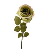 Realistic Artificial Rose Flower with Long Stem Fake Rose Bouquet for Valentine's Day Home Wedding Centerpiece DIY Bridal Bouquet žalia