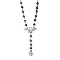 Gothic Halloween Bat Pentagram Necklace Victorian Necklace for Vampire Bat Penda 1