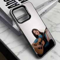 L-Lana Del Rey telefono dėklas iPhone 17,16,15,14,13,12,11 Plus,Pro Max,XS, spalvotas sidabrinis juodas dangtelis iPhone15plus