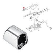 Rankinio Stabdžio Mygtuko Apdailos Dangtelis Chromuotas Rankinio Stabdžio Svirties Stovėjimo Mygtuko Dangtelis Sidabrinis Automobilio Interjeras Dėl Polo Cross 6Rd711333A Priedai one size